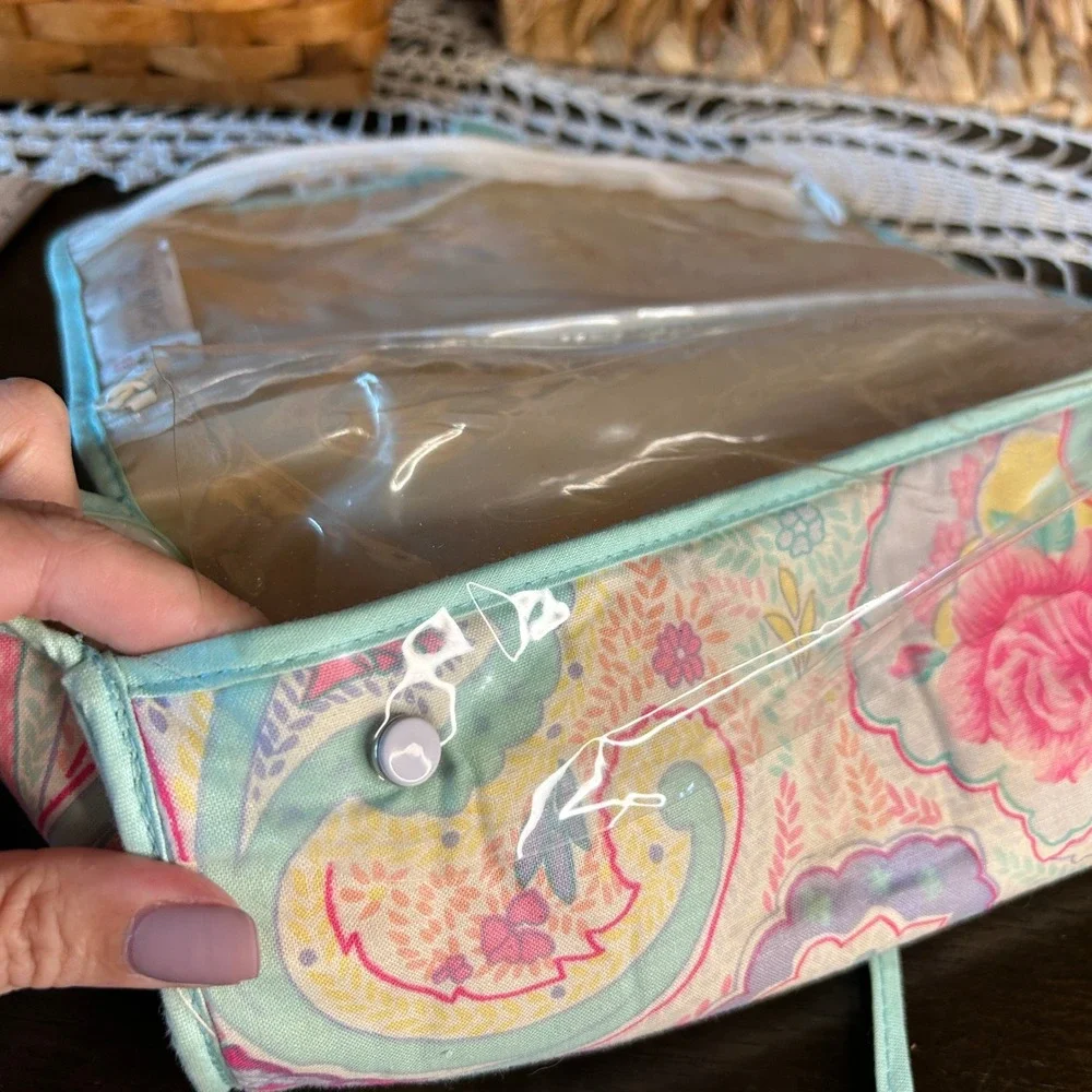 Vintage Diane von Furstenburg Travel Makeup Organizer Bag‎